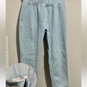 Saski Women's Light Blue Leggings